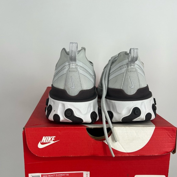 Nike React Element Pure Platinum Thunder Grey Men’s Size 11 - Picture 2 of 4